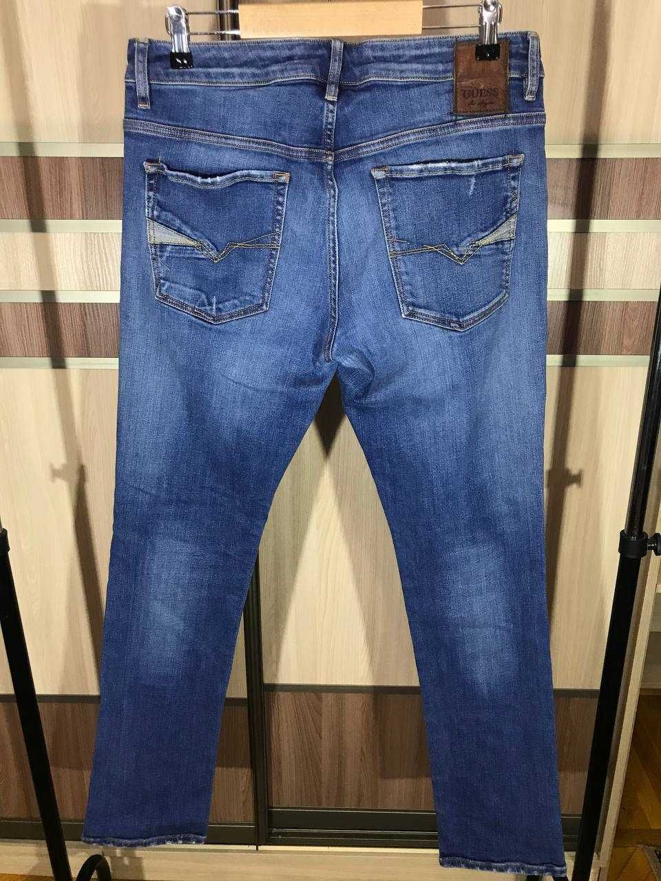 Мужские джинсы брюки Guess Skinny Size 32 оригинал