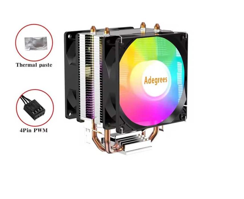 RGB кулер для процесора, нові - різні моделі (Intel, AMD, Xeon 2011-3)