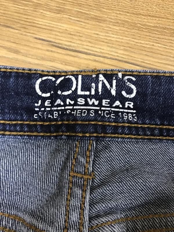 Синие темные мужские джинсы Colin's