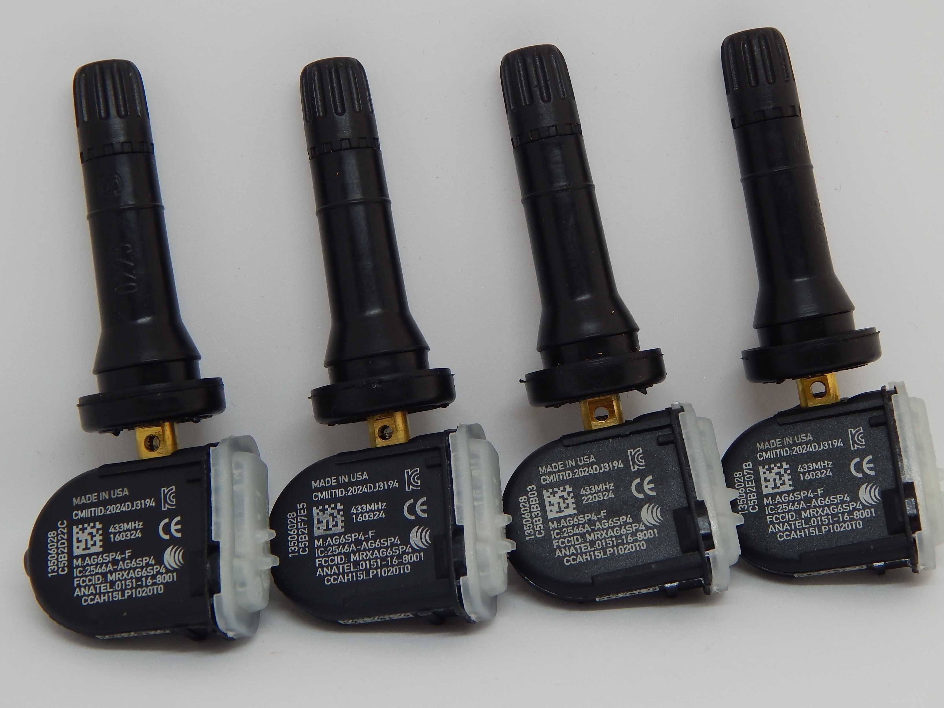 Czujniki ciśnienia opon 4 szt TPMS, OPEL - MADE IN USA + PROGRAMATOR