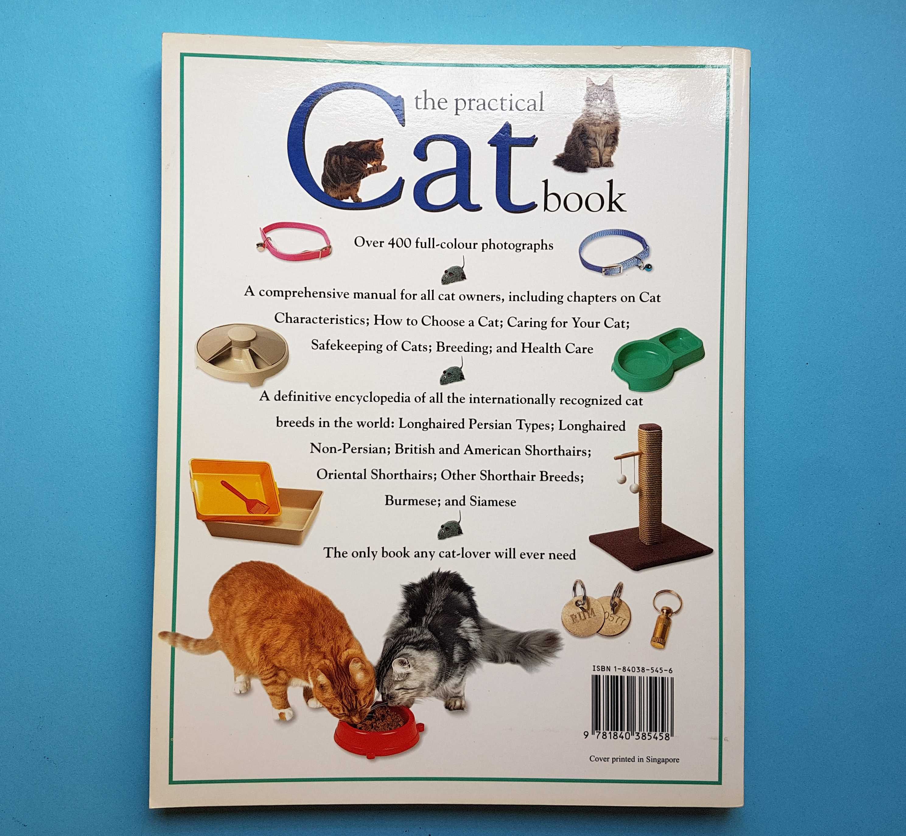 Livro "The Practical Cat Book"