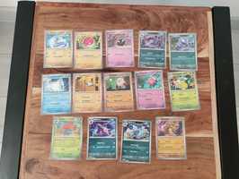 Karty Pokemon rewers z Scarlet & Violet 151 - 14 sztuk