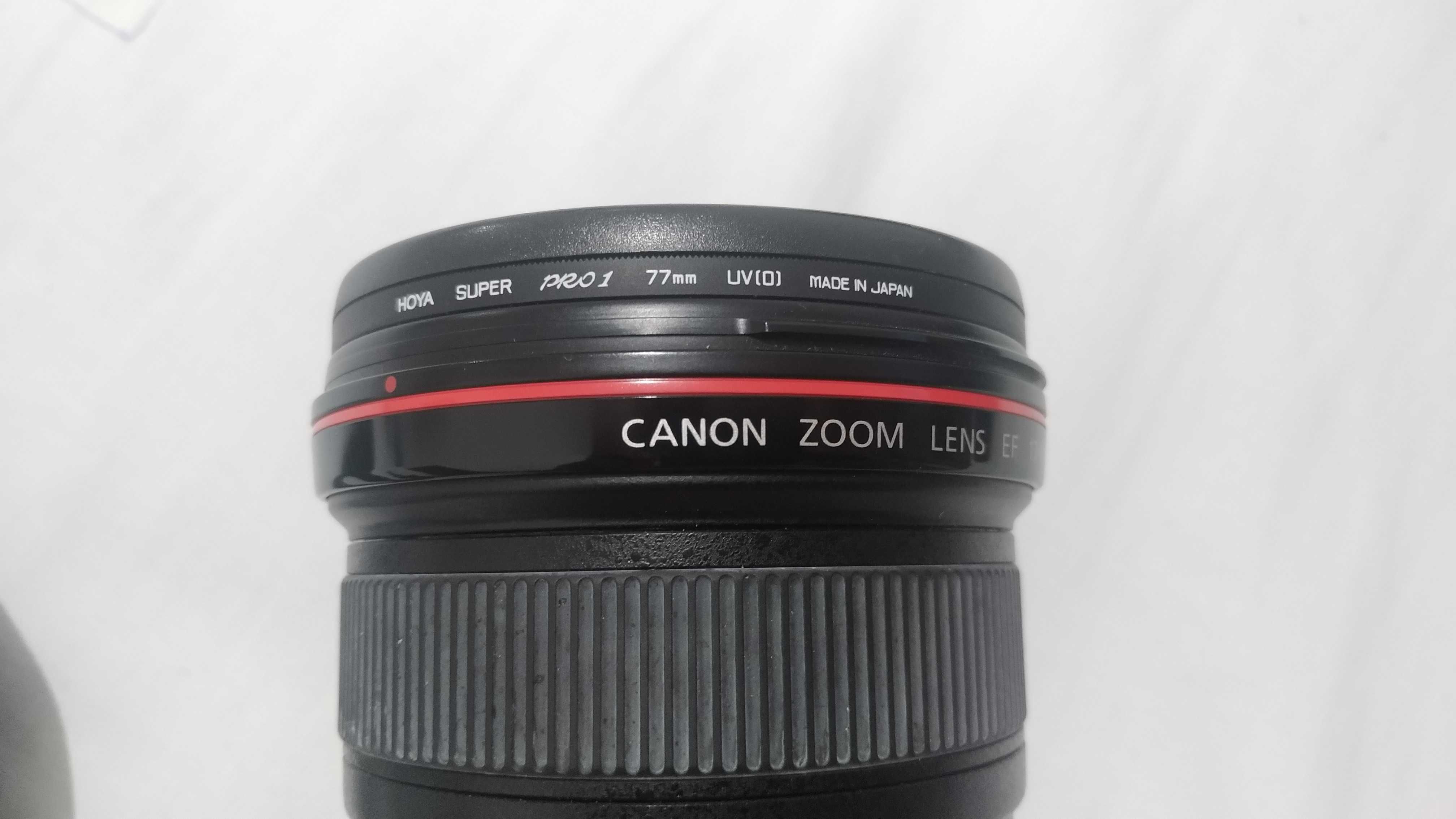 Canon EF 17-40mm f/4 L USM + Hoya Super Pro1 UV(0)