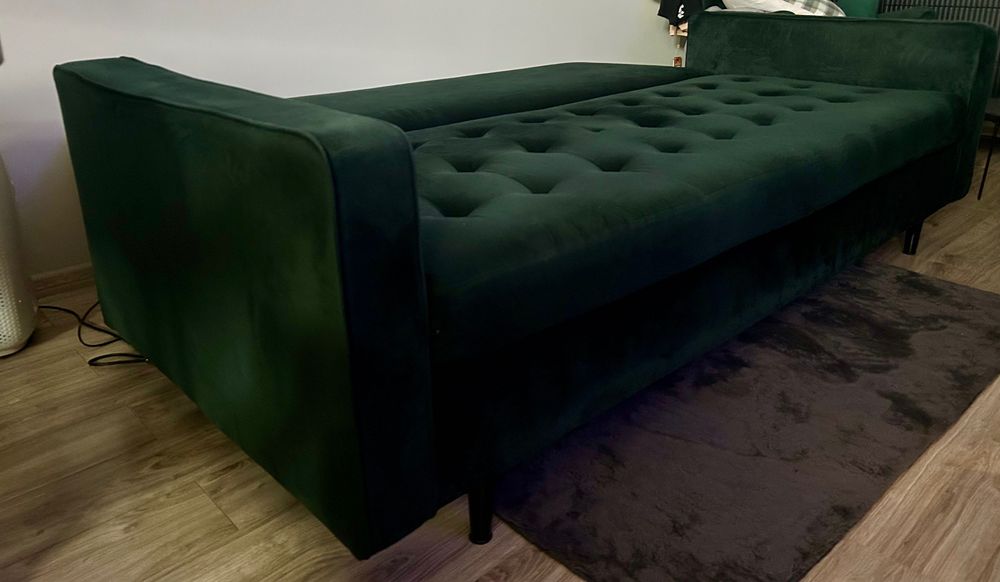 Sofa/Kanapa butelkowa zieleń