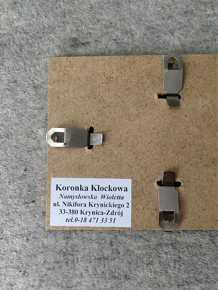 Koronka klockowa zegar, Krynica Zdrój