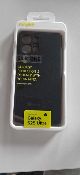 Etui RINGKE Silicone Magnetic MagSafe do Samsung S25 Ultra Czarny