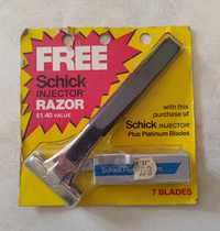 Maszynka i ostrza Schick Injector vintage '70