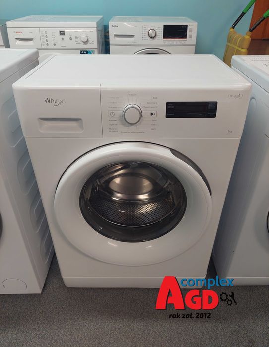 ROK GWARANCJA Pralka Whirlpool FWSF61252WPL Fresh Care Wyświetlacz A++