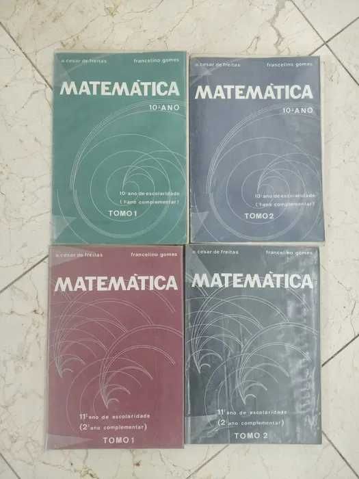 Livros Matemática vintage