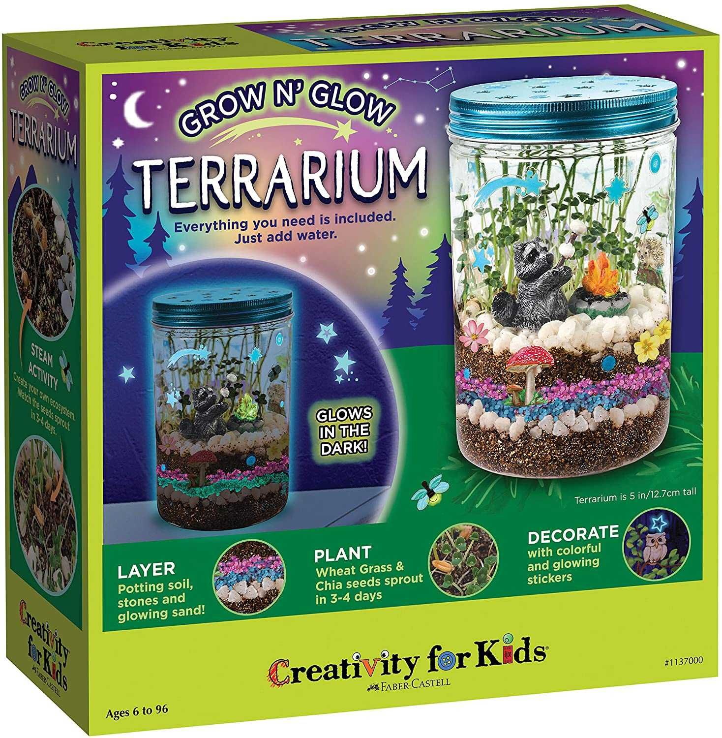 Творческий набор светится террариум Grow N Glow Terrarium