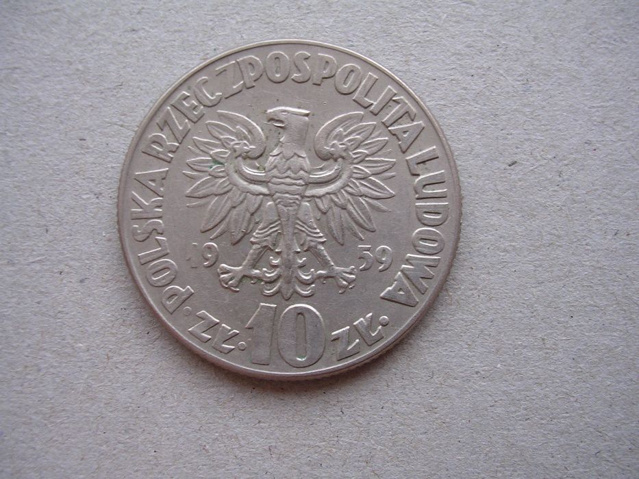 Moneta 10 złotych Kopernik 1959 prl u