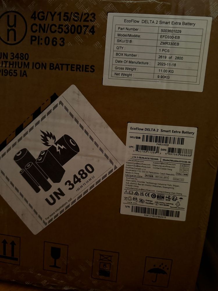 Delta 2 Extra Battery LifePo4