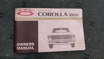 Toyota Corolla 1100 Manual de Instruções