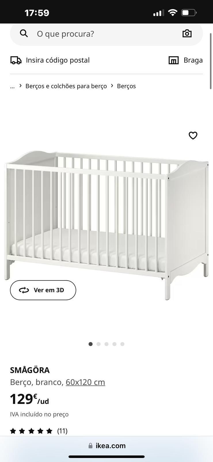 Cama  para  bebé