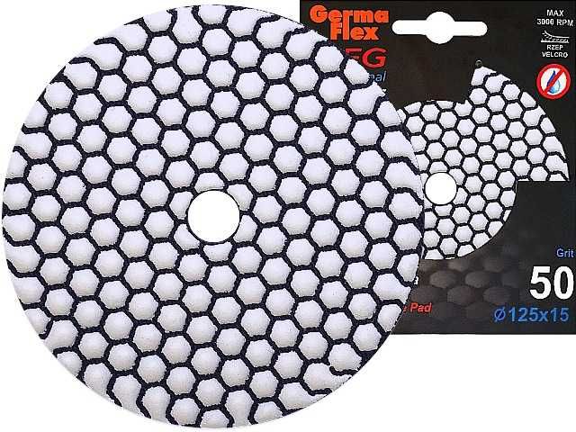Tarcza Tarcze do szlifowania polerowania GRESU KAFLI PIEG fi 125 P 50