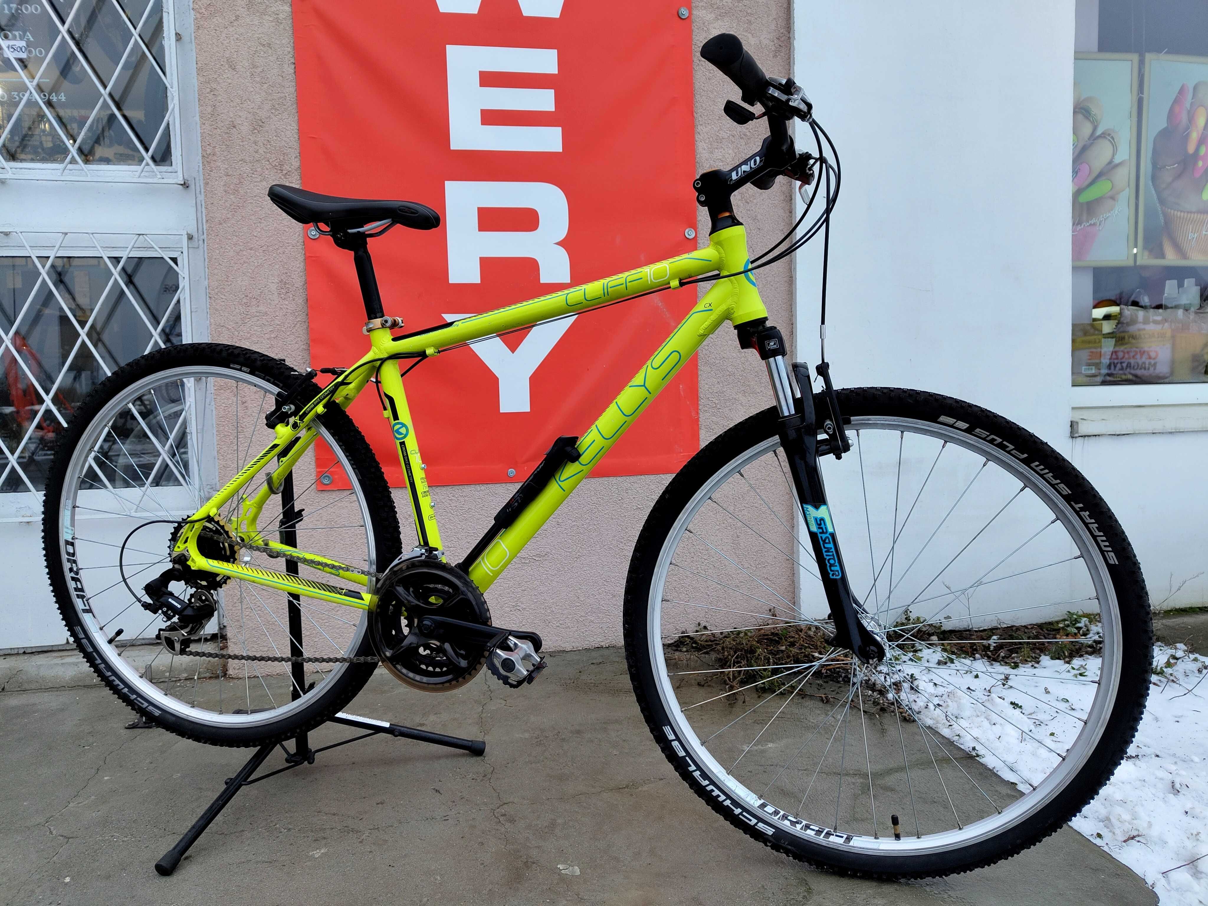 PIĘKNY KELLYS CLIFF 10 Roz. 19" *Koła 28* Shimano SCHWALBE Smart Sam!