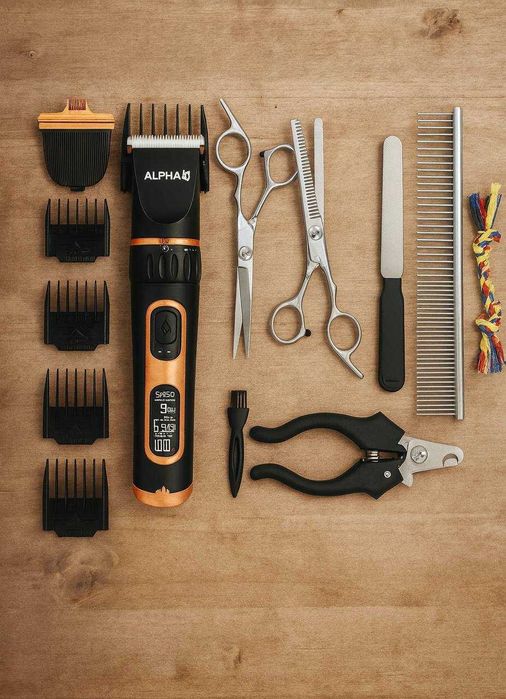 Zestaw Profesjonalna Maszynka Do Strzyżenia Psów  Cichy Trymer Dla Psa