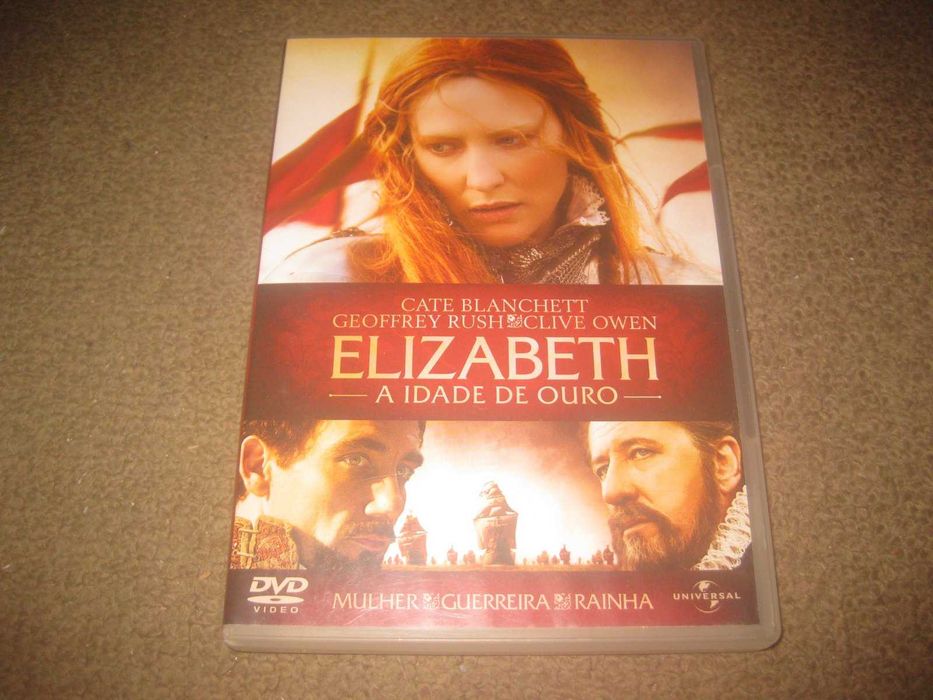DVD "Elizabeth - A Idade de Ouro" com Cate Blanchett