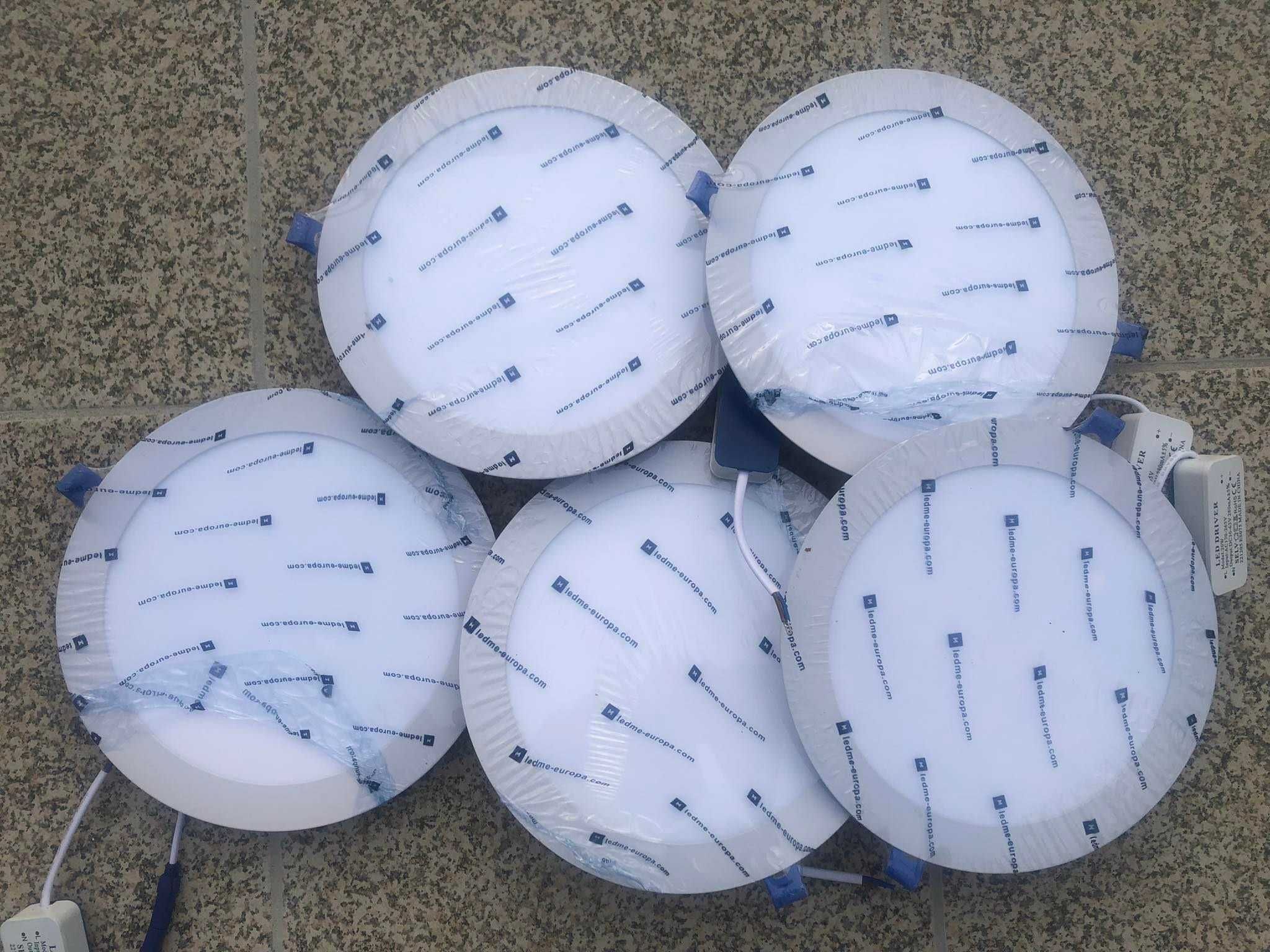 5 Focos LED 20W 2000LM (Novos)