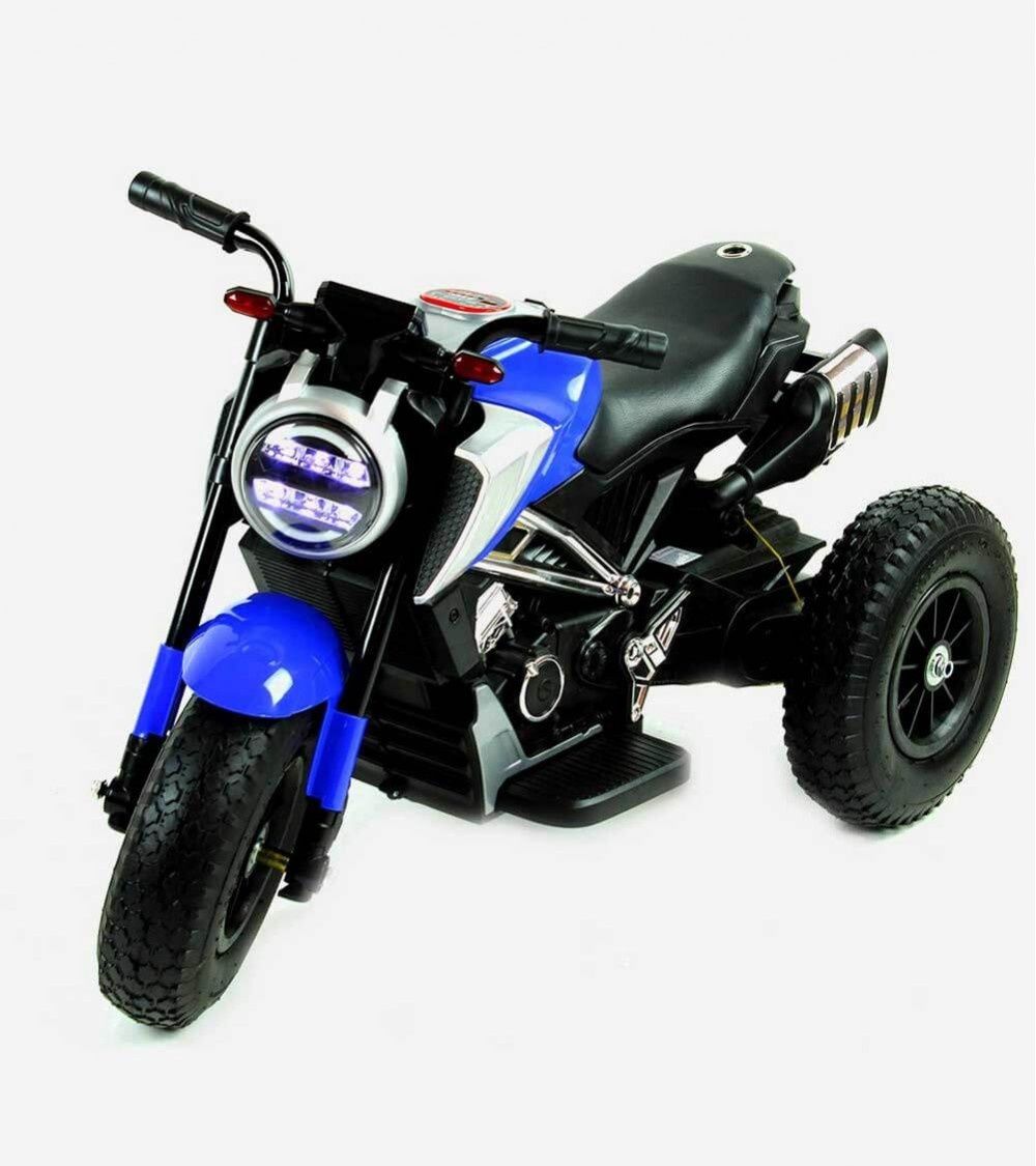 motor na akumulator 2x 40W skóra czerwony niebieski