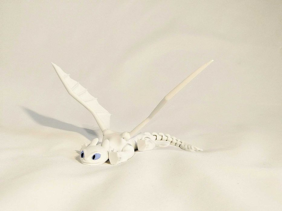 Jak wytresować smoka Figurka 3D – Biała Furia Multivers3D