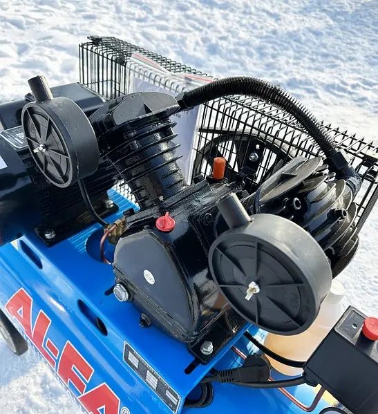ЗНИЖКА‼️Масляний компресор AL-FA 420-100 2.3 КВТ 100Л 420 л/хв