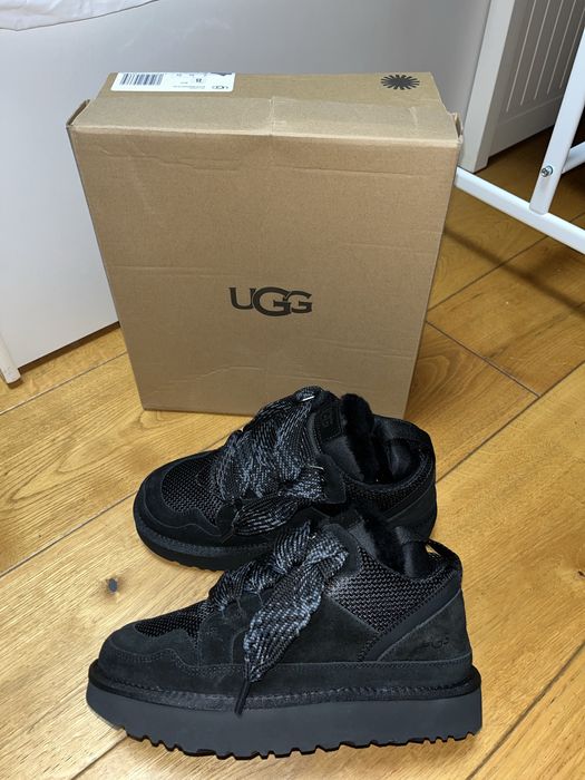 Ugg lowmel black zimowe buty trampki czarne 39 ciepłe