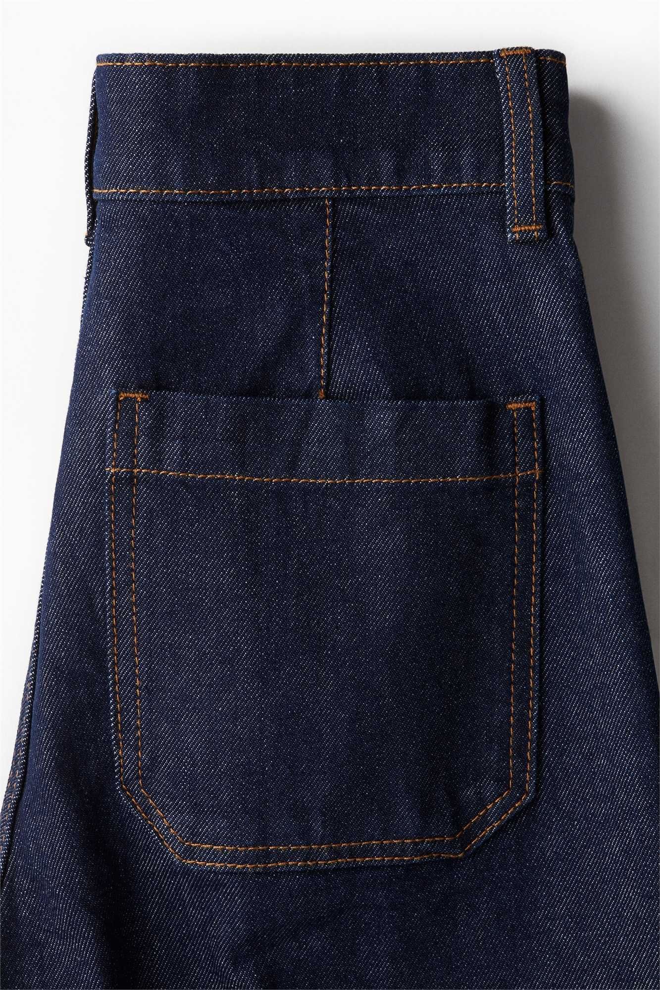 Spodnie dżinsowe 36 nowa kol Wide High Ankle Jeans niebieskie PROMOCJA