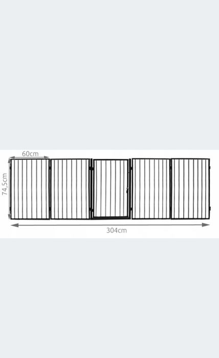 Bramka Barierka Zabezpieczająca Osłona do Kominka Pieca Ochronna Komin