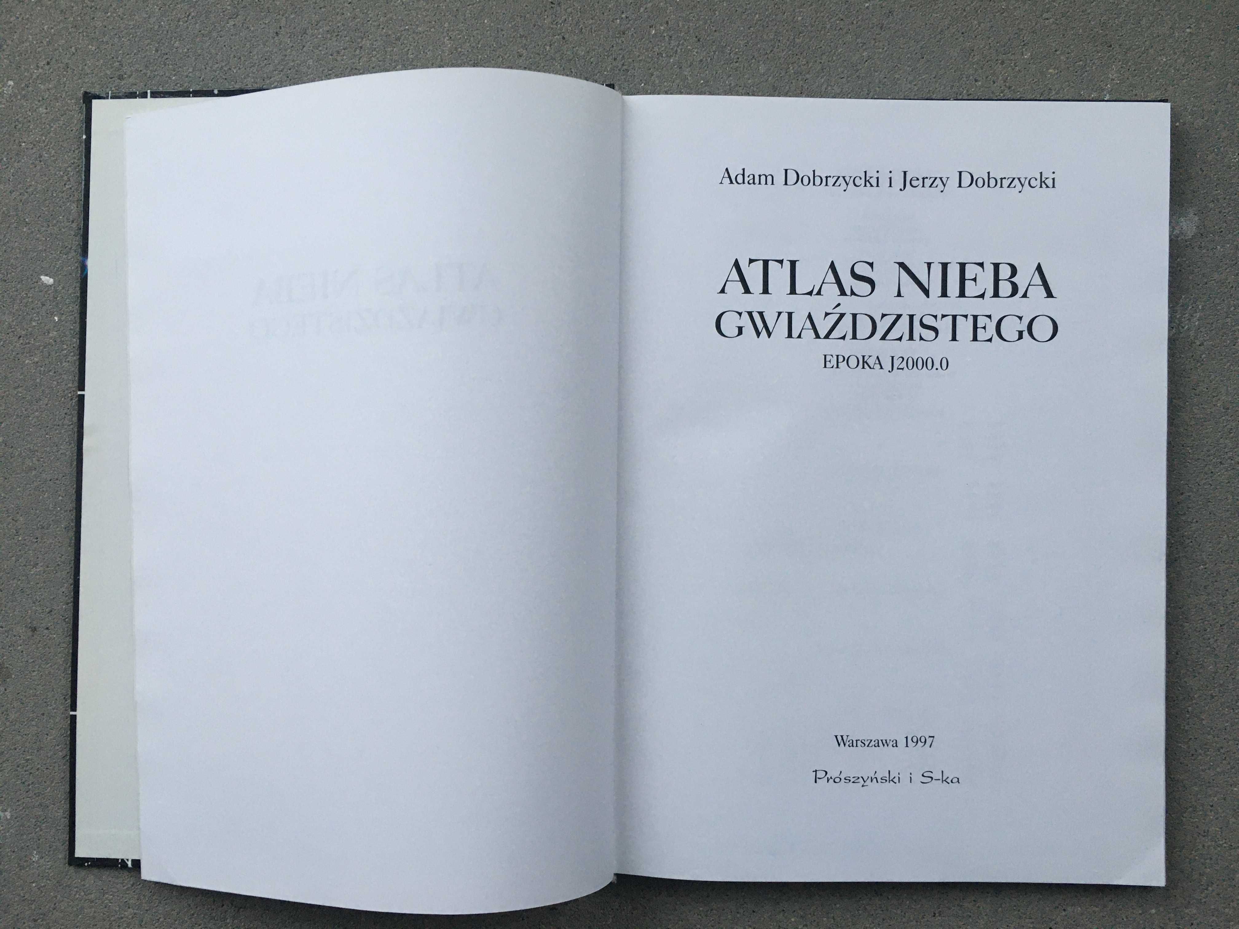 Atlas nieba gwiaździstego Adam Dobrzycki Jerzy Dobrzycki książka