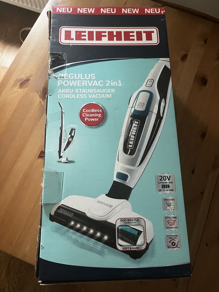 Odkurzacz 2w1 Leifheit Regulus Powervac 2w1