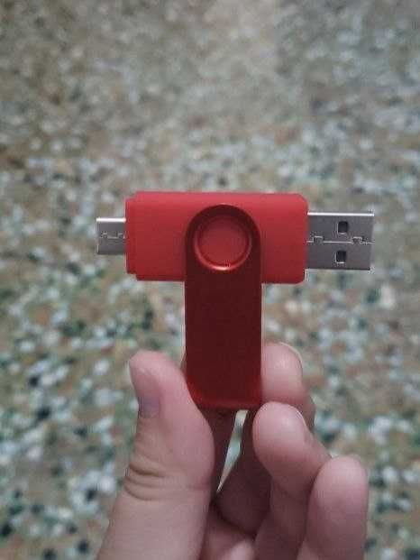 USB флешка 32 GB. MICRODRIVE. 3 в 1. Двостороння USB + Type-C