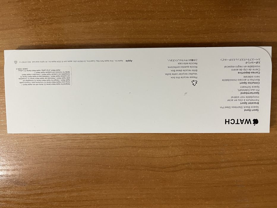 Продам оригінальний ремінець для apple watch запечатанный M/L