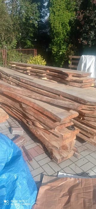 deski dębowe półroczne do suszenia grubość 5cm