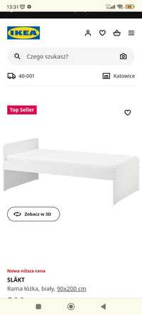 Łóżko IKEA Slakt