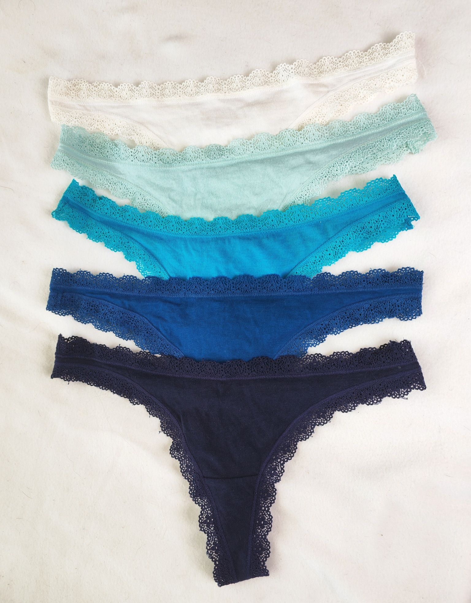Majtki stringi xs h&m 5-pak