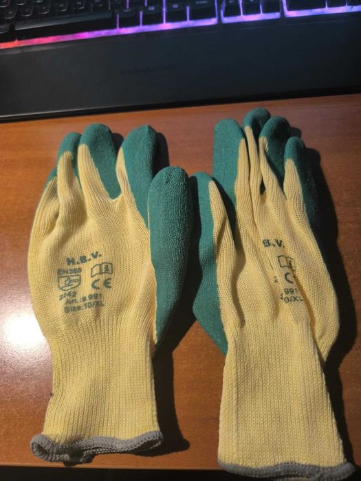 Rękawice robocze, rozmiar 10.