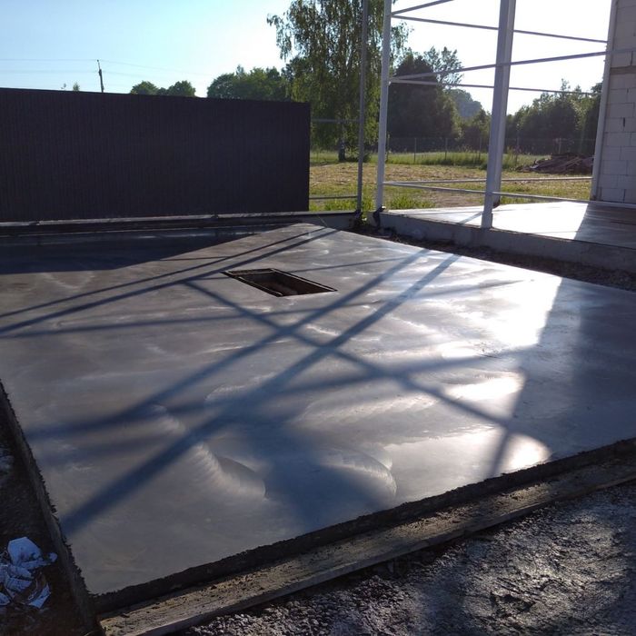 Стяжка чистова промислова чорнова