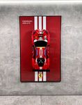 Рамка 80x50 на Стіну LEGO Technic Ferrari 488 GTE AF Corse №51 42125)