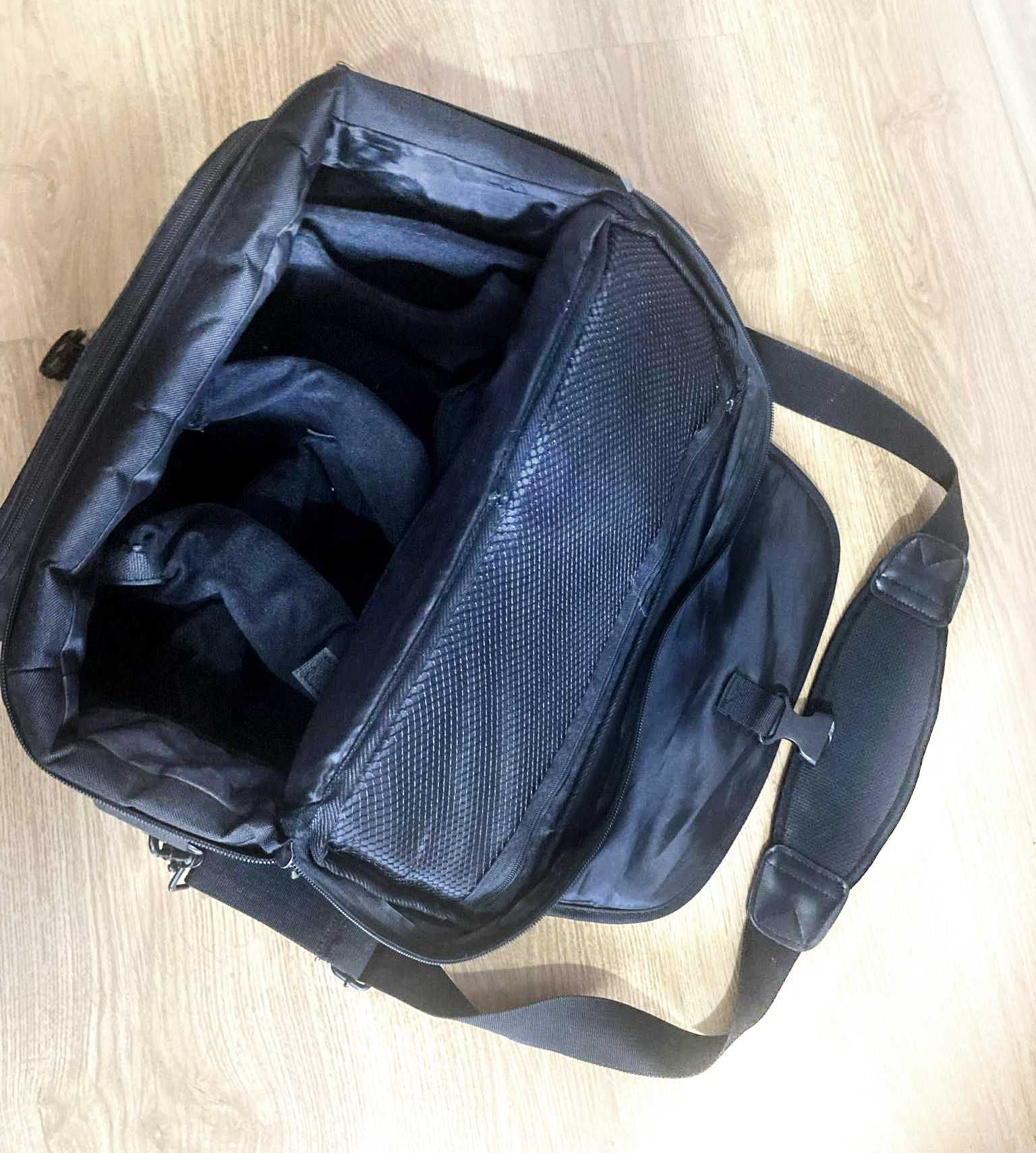 Duża torba na obiektywy i aparat fotograficzny Canon/Nikon