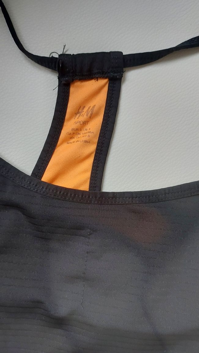 Koszulka sportowa h&m sport stanik top fitness siłownia