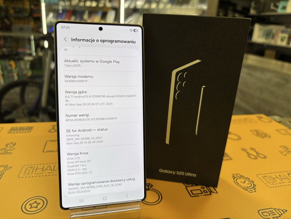 Jak Nowy! Samsung S25 Ultra 12/256GB Titanium Gray, Gwarancja! Halogsm