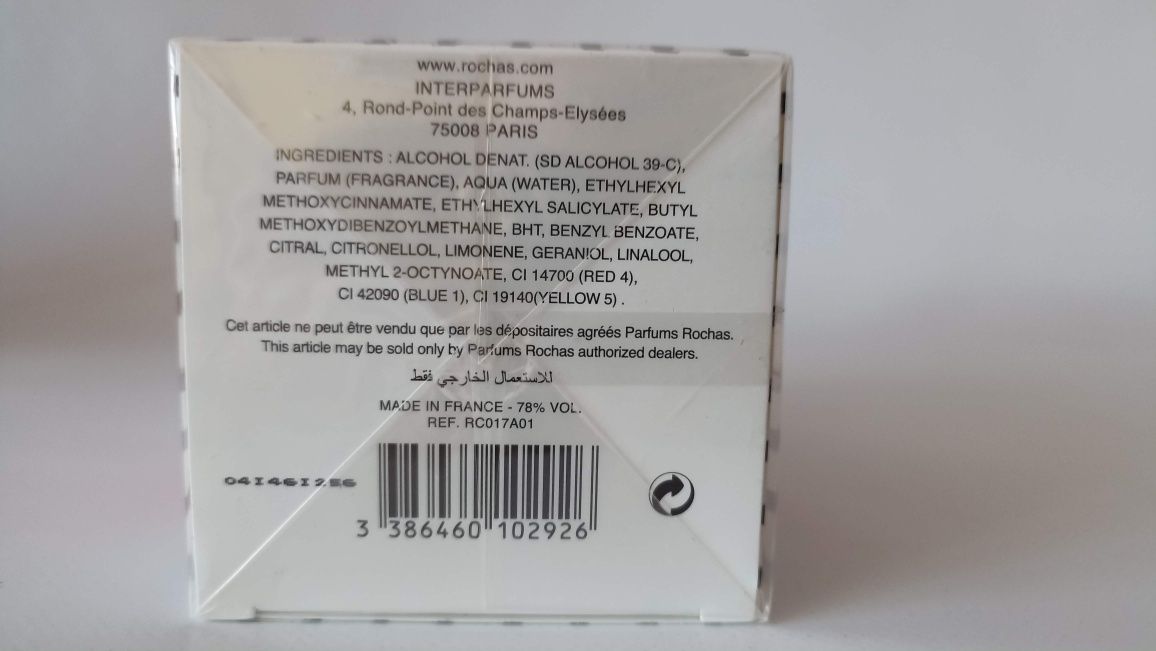 Woda perfumowana Rochas Moustache 125ml