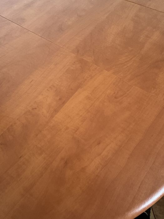 Stół owalny rozkładany w kolorze olcha 110x150