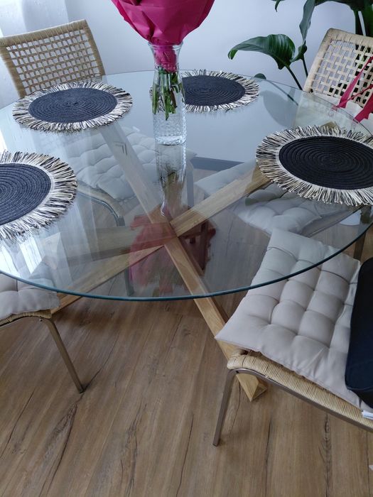 Stol szklany średnica  120cm