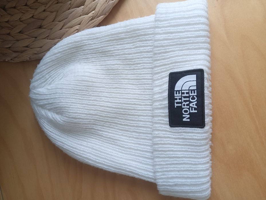 Czapka biała the north face unisex