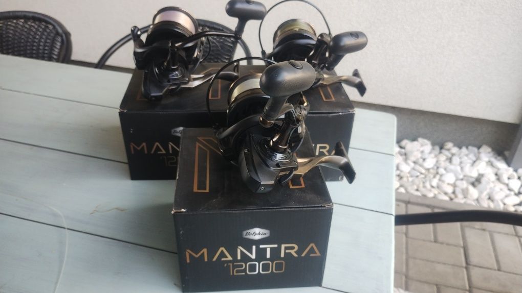 Kołowrotki Karpiowe Delphin Mantra 12000