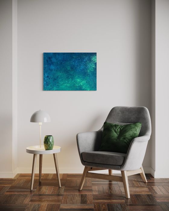 Obraz abstrakcyjny 50x70cm akryl na płótnie