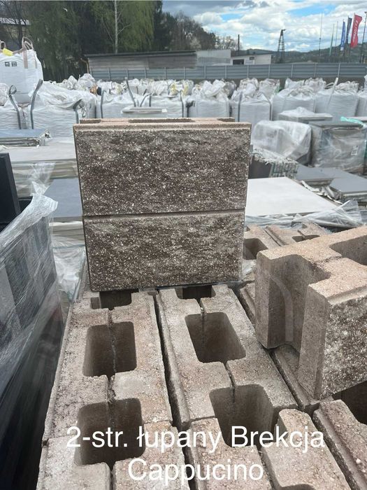 Pustak Galant 2-str łupany i 4-str łupany, brekcja cappucino i spiżowa