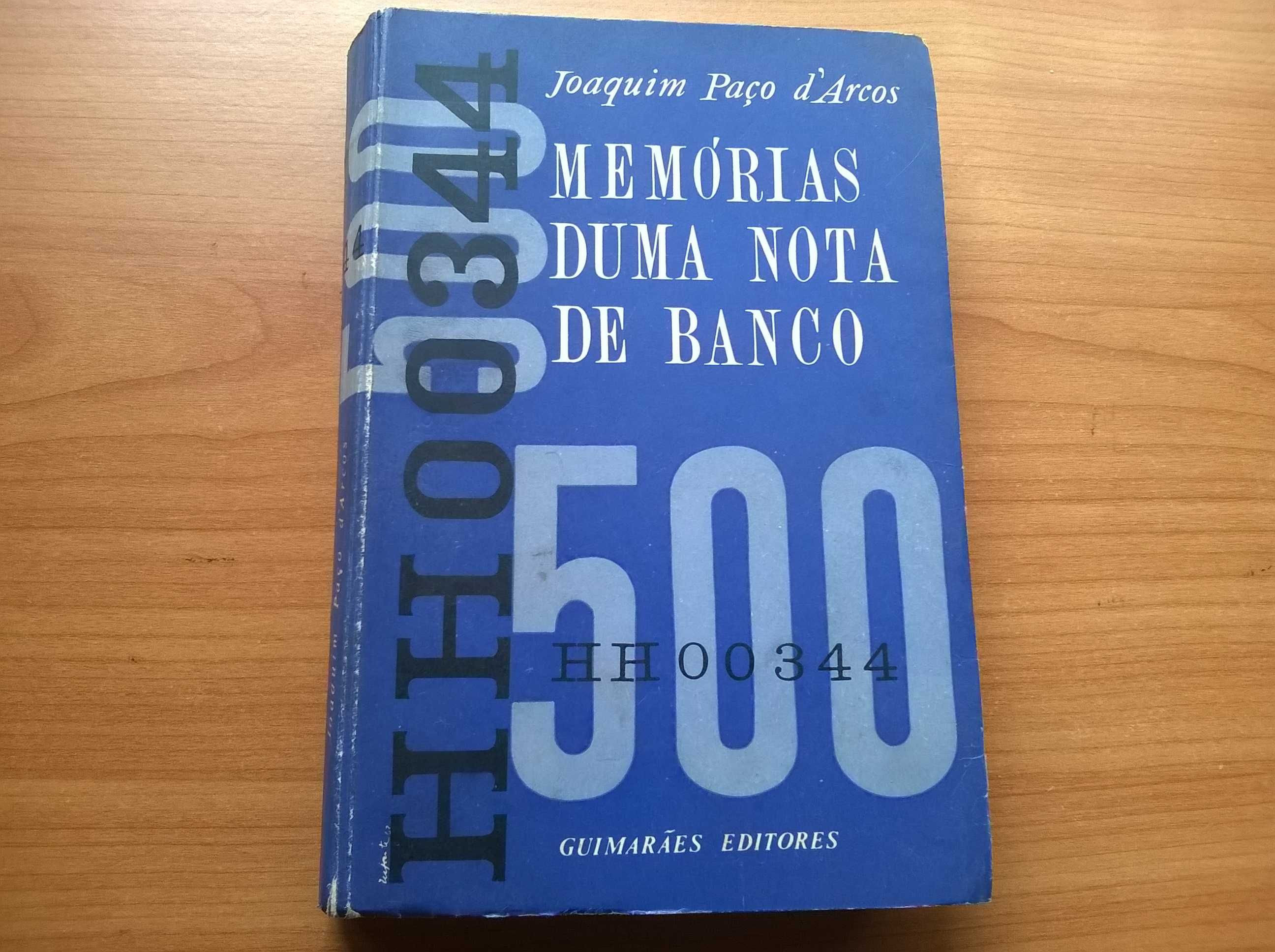 Memórias duma Nota de Banco (1.ª ed.) - Joaquim Paço d'Arcos